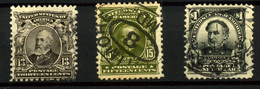 Estados Unidos Nº 152/3 Y 155 - Unused Stamps