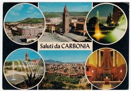SALUTI DA CARBONIA - 1980 - VEDUTE - Carbonia