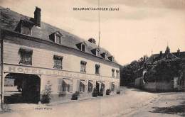 Beaumont Le Roger     27 :    Hôtel Du Lion D'Or     (voir Scan) - Beaumont-le-Roger