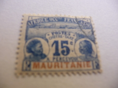 TIMBRE   MAURITANIE    TAXE    N  11      COTE  9,00  EUROS   OBLITERE - Used Stamps