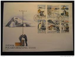 SWEDEN 1989 Svensk Polarforskning Penguin Pinguins Pingouin Antarctic Antarctique Antarctica Meteoloroly Cover - Otros & Sin Clasificación