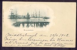 UK England < Middlesborough Auty Ltd Tynemouth > Ships,  Mailed 1902 To Haganas, Sweden. Rare - Colchester