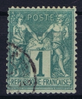 France: Yv Nr 61 I Obl./Gestempelt/used - 1876-1878 Sage (Tipo I)