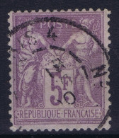 France: Yv Nr 95 II  Obl./Gestempelt/used  Perfin - 1876-1898 Sage (Type II)