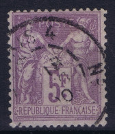 France: Yv Nr 95 II  Obl./Gestempelt/used Signe - 1876-1898 Sage (Tipo II)