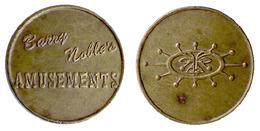 00498 GETTONE TOKEN JETON FICHA BARRY NOBLE'S AMUSEMENT - Andere & Zonder Classificatie