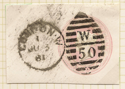 GB 1879 LETTER CARD CUT OUT U #ABJ062 - Brieven En Documenten