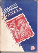 1953 Catalogo Ilustrado Sellos Francia, Andorra Y Monaco 50 Paginas - Ricardo De Lama -CURIOSIDAD - Francia