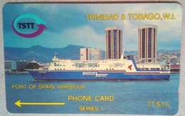 Trinidad And Tobago 2CTTA  TT$15  "  Port Of Spain Harbour " - Trinidad En Tobago