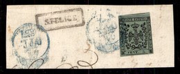 0022 San Felice 21.10.57 - 5 Cent Oliva (8) Su Frammento - Other & Unclassified