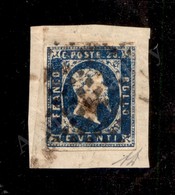 0083 1851 - 20 Cent (2) Su Frammento - Ottimi Margini - A.Diena (600) - Andere & Zonder Classificatie