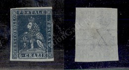0119 1851 - 6 Crazie Azzurro Scuro (7c - Carta Azzurra) - Preciso A Destra (4.500) - Autres & Non Classés