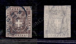 0125 Governo Provvisorio - 1860 - 1 Cent (17) - Ben Marginato - Fiecchi (1.400) - Andere & Zonder Classificatie