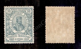 0162 1910 - 15 Cent Garibaldi (90) Nuovo Con Gomma - Molto Ben Centrato (815) - Other & Unclassified