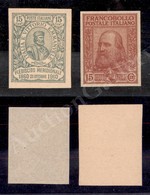 0163 1910 - Prove Di Macchina - I Due 15 Cent Garibaldi (P88+P90) - Senza Gomma (1.000) - Sonstige & Ohne Zuordnung