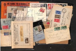 0165 1913/1942 - Insieme Di Venti Oggetti Postali Del Periodo - Notate Affrancature Con Commemorativi - Da Esaminare - Other & Unclassified