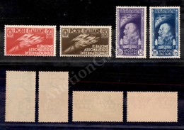 0191 1935 - Salone Aeronautico (384/387) - Serie Completa - Gomma Integra (1.500) - Other & Unclassified