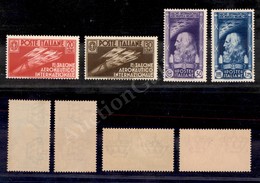 0191 1935 - Salone Aeronautico (384/387) - Serie Completa - Gomma Integra (1.500) - Autres & Non Classés