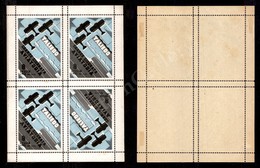 0211 1934 - Taliedo - Foglietto Con 4 Vignette Della Giornata Aviatoria - Linguellato Solo Sul Bordo Superiore - Other & Unclassified