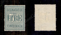 0228 1884 - 50 Lire Segnatasse (15) - Ottima Centratura - Gomma Integra (900) - Sonstige & Ohne Zuordnung