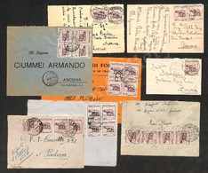 0250 1944/1945 - Lupa Capitolina - Insieme Di Otto Lettere Con Affrancature Del Valore - Da Esaminare - Other & Unclassified