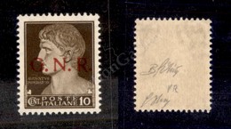 0259 1944 - 10 Cent (471A) Con Soprastampa Rossa - Gomma Integra - Oliva (380) - Other & Unclassified