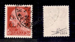0264 1944 - 20 Cent (473b) Con Doppia Soprastampa - Non Quotato Usato - Sorani - Sonstige & Ohne Zuordnung