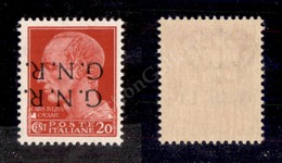 0265 1944 - 20 Cent (473c) Con Doppia Soprastampa Capovolta - Gomma Integra (600) - Andere & Zonder Classificatie