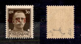 0269 1944 - 30 Cent (475A) Con Soprastampa Rossa - Gomma Integra - Chiavarello (380) - Other & Unclassified