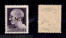 0274 1944 - 1 Lira (479b) Con Doppia Soprastampa - Gomma Integra - Raybaudi (500) - Sonstige & Ohne Zuordnung