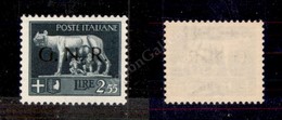 0282 1944 - 2,55 Lire (483A) Con Soprastampa Nera - Gomma Integra (900) - Andere & Zonder Classificatie