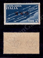 0311 1944 - 2 Lire (122a - Aerea) Con Soprastampa Cpovolta - Gomma Integra (550) - Andere & Zonder Classificatie