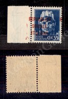 0351 1944 - Verona - 35 Cent (P19bab) Con Soprastampa A Cavallo - R Sul Bordo - Gomma Integra - Sonstige & Ohne Zuordnung