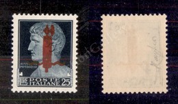 0356 1944 - Verona - 25 Lire (P25) - Gomma Integra - Raybaudi (1.200) - Autres & Non Classés