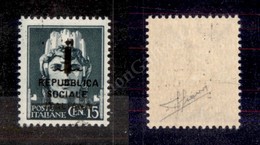 0357 1944 - Verona - 15 Cent (P26) - Gomma Integra - Sorani (350) - Sonstige & Ohne Zuordnung