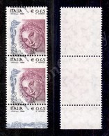 0390 2003/2004 - Coppia Del 0,45 Euro (2726 Varietà) Con Stampa Del Tondo Spostata In Basso - Gomma Integra - Autres & Non Classés