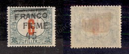 0433 1919 - 45 Cent Su 6 Filler (29) Con FRANCO E Sbarretta Obliqua Dal Basso Verso L’alto - Non Catalogato - Nuovo Con  - Autres & Non Classés