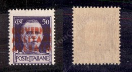 0443 Napoli/Occ. Anglo Americana - 1943 - 50 Cent Violetto (12c) Con Doppia Soprastampa - Gomma Integra (700) - Other & Unclassified