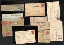 0459 Tripoli Di Barberia - 1894/1911 - Nove Oggetti Postali Con Affrancature Del Periodo - Da Esaminare - Autres & Non Classés