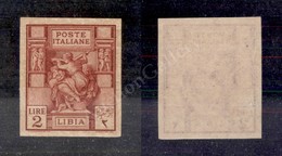 0489 1924 - 2 Lire Sibilla (43b) Non Dentellato - Senza Gomma (500) - Other & Unclassified