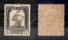 0503 1926/1930 - 1 Cent Pittorica (58) Dent.11 - Ottimamente Centrato - Gomma Integra - Cert. AG (3.000) - Sonstige & Ohne Zuordnung