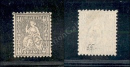 0622 1881 - 40 Cent Grigio (55) - Annullato (3.400) - Sonstige & Ohne Zuordnung