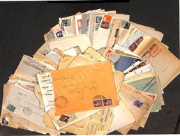 0690 REPUBBLICA - 1945/1950 - Oltre 90 Oggetti Postali Del Periodo In Scatola Di Latta - Da Esaminare - Autres & Non Classés