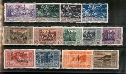 0702 EGEO - 1930/1932 - Stampalia - Cartoncino Con 13 Valori Diversi Del Periodo - Andere & Zonder Classificatie