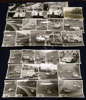 0999 FIAT 500 - Ventisette Fotografie Anni ‘70 Dell’autovettura In Varie Competizioni Del Periodo - Sonstige & Ohne Zuordnung