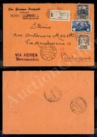 1086 Tripoli Succ. N.7 (p.ti 12) - Aerogramma Raccomandato Affrancato (53+105+ Aerea 29) Per Bologna Del 8.2.41 - Autres & Non Classés