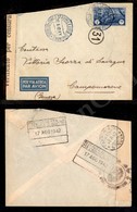 1261 Direz Serv PP.EE. Libia Orientale Bengasi 12.8.42 (azzurro - P.ti 13) - Aerogramma Affrancato (29 Aerea) Per Genova - Autres & Non Classés