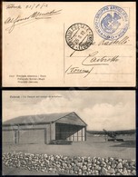 1284 Servizio Postale (Tobruk) 26.8.12 (p.ti 2) - Cartolina (un Hangar Del Campo D’Aviazione) In Franchigia Per Torino - Sonstige & Ohne Zuordnung