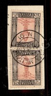 1338 Posta Militare N.91 24.10.35 - Due 10 Cent (47) Su Frammento - Andere & Zonder Classificatie