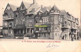 CPA LA PANNE  DE PANNE  COIN DE LA DIGUE ET DE LA RUE BONZEL - De Panne